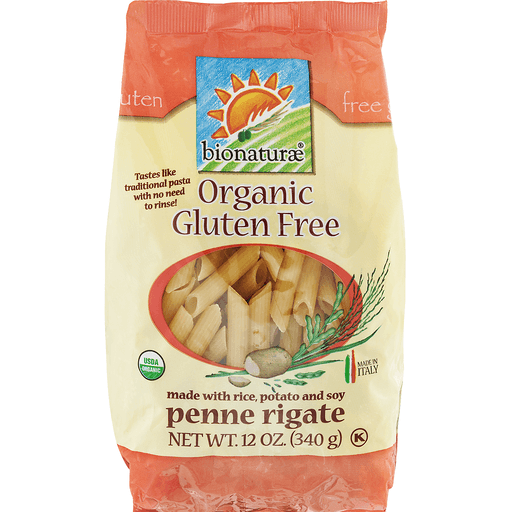 slide 6 of 8, bionaturae Organic Gluten Free Penne Rigate, 12 oz