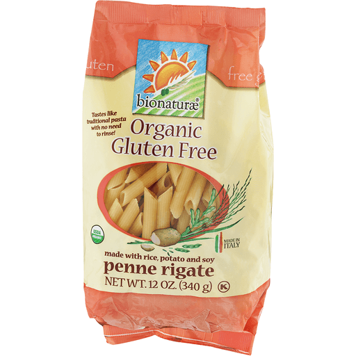 slide 5 of 8, bionaturae Organic Gluten Free Penne Rigate, 12 oz