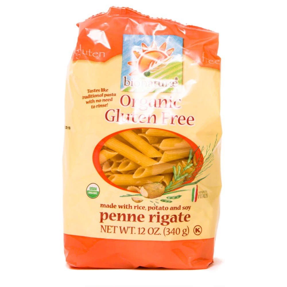 slide 1 of 8, bionaturae Organic Gluten Free Penne Rigate, 12 oz