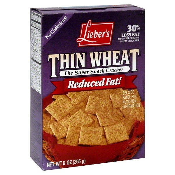 slide 1 of 1, Lieber's Unsalted Snack Crackers, 12 oz