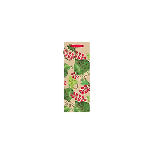 slide 1 of 1, The Gift Wrap Company Nature's Elaboration Bottle Bag, 1 ct