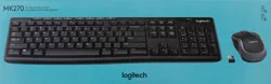 Logitech Full-Size Wireless Keyboard and Mouse Combo 1 ea Box