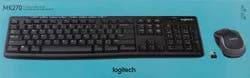 Logitech Full-Size Wireless Keyboard and Mouse Combo 1 ea Box
