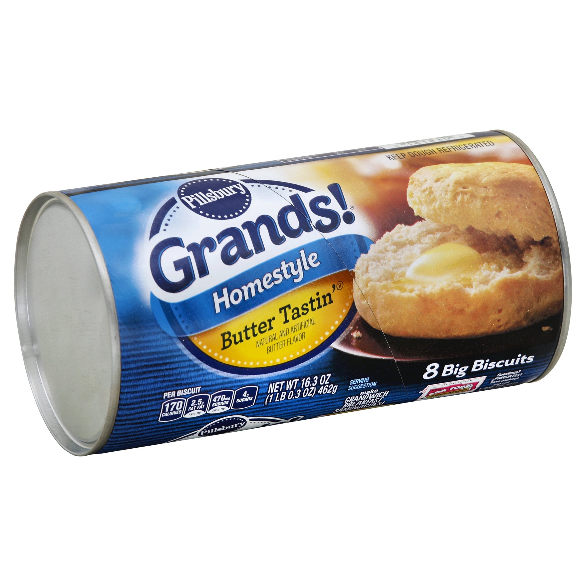 Pillsbury Grands Homestyle Butter Tastin' Biscuits 8 ct | Shipt