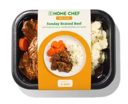Home Chef Heat & Eat Sunday Braised Beef With Mashed Potatoes