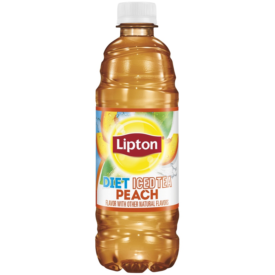 slide 2 of 5, Lipton Diet Peach Tea, 12 ct; 16.9 fl oz