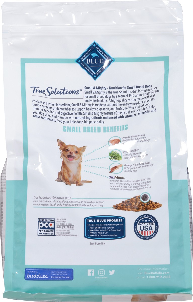 slide 10 of 14, Blue Buffalo Blue True Solutions Natural Adult Small & Mighty Food for Dogs 4 lb, 4 lb