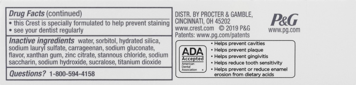 slide 4 of 9, Crest Gum Detoxify Deep Clean Toothpaste, 0.85 oz