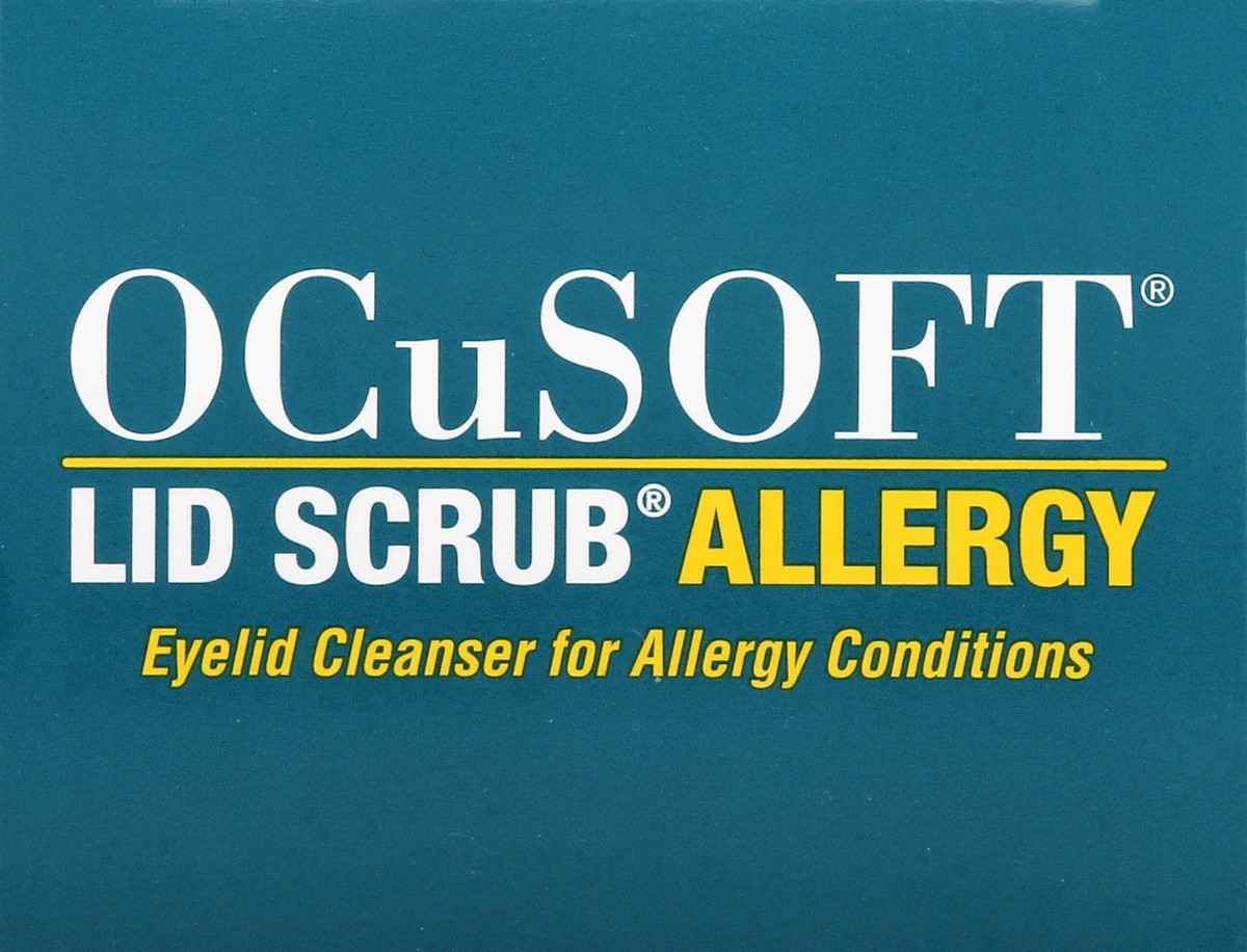 slide 5 of 9, OCuSOFT Lid Scrub Allergy, 30 ct