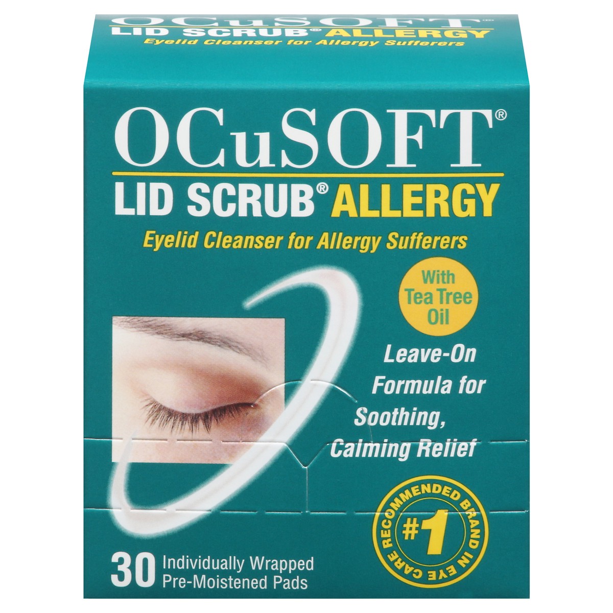 slide 1 of 9, OCuSOFT Lip Scrub Allergy 30 Each, 30 ct