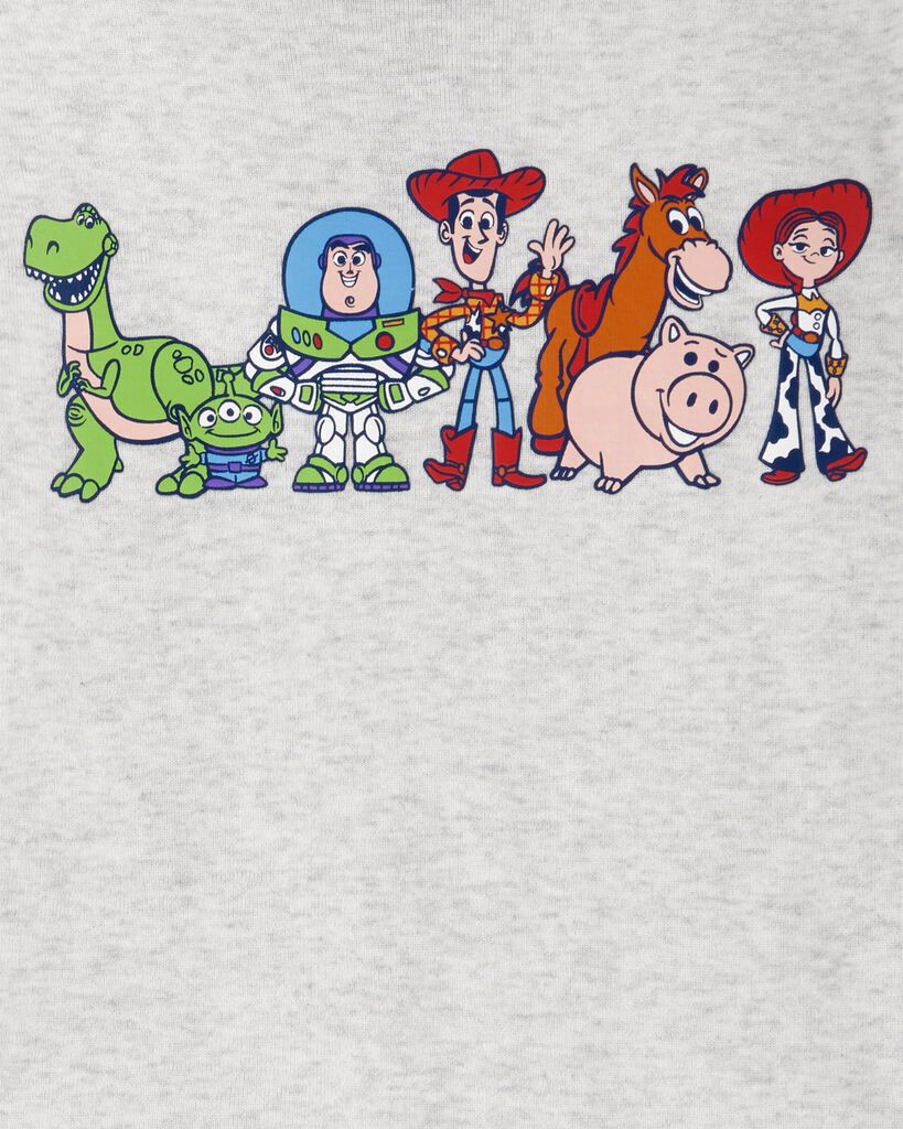 slide 2 of 2, Carter's Toddler Print Cotton Blend 2-Piece Pajamas Heather 3T, 1 ct