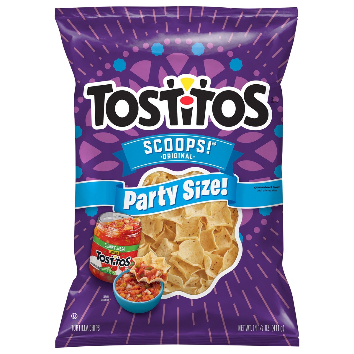 slide 1 of 3, Tostitos Tortilla Chips, 14.5 oz