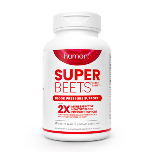 slide 1 of 1, HumanN Super Beets Blood Pressure Support 60 Tablets, 60 ct