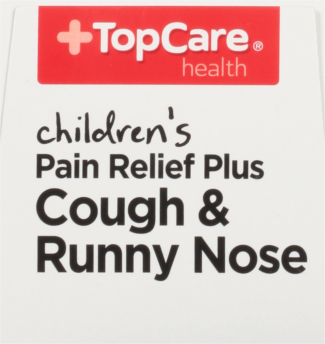 slide 7 of 9, TopCare Health Children's Cough & Runny Nose Cherry Flavor Pain Relief Plus 4 fl oz, 4 fl oz