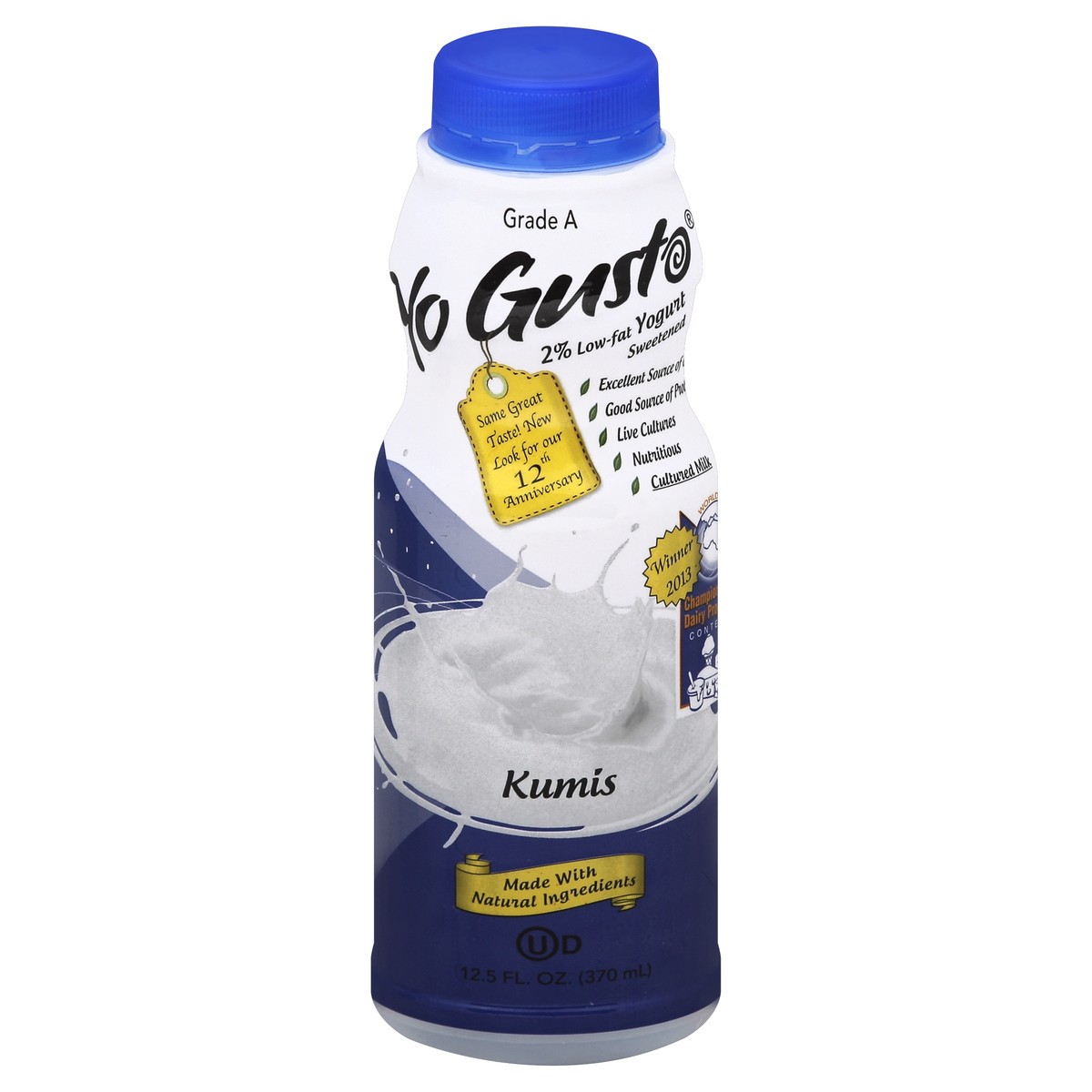 slide 6 of 6, YoGusto Yogurt - 12.5 oz, 12.5 oz