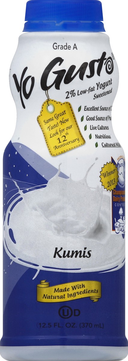 slide 2 of 6, YoGusto Yogurt - 12.5 oz, 12.5 oz