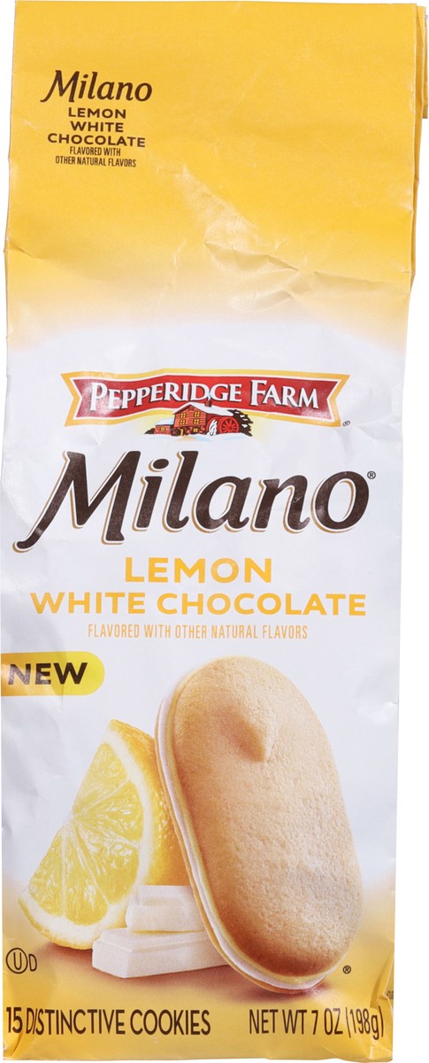 slide 7 of 14, Pepperidge Farm Milano White Chocolate Lemon Cookie, 7 oz