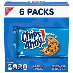 Chips Ahoy! Original Cookies 6 - 1.55 oz Packs