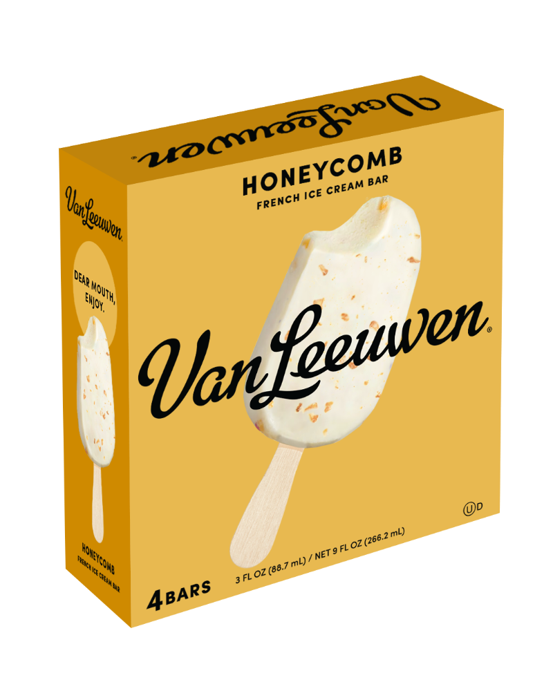 slide 1 of 1, Vanleeuwen Ice Cream Honeycomb Bar 4pc - 12 FZ, 12 fl oz