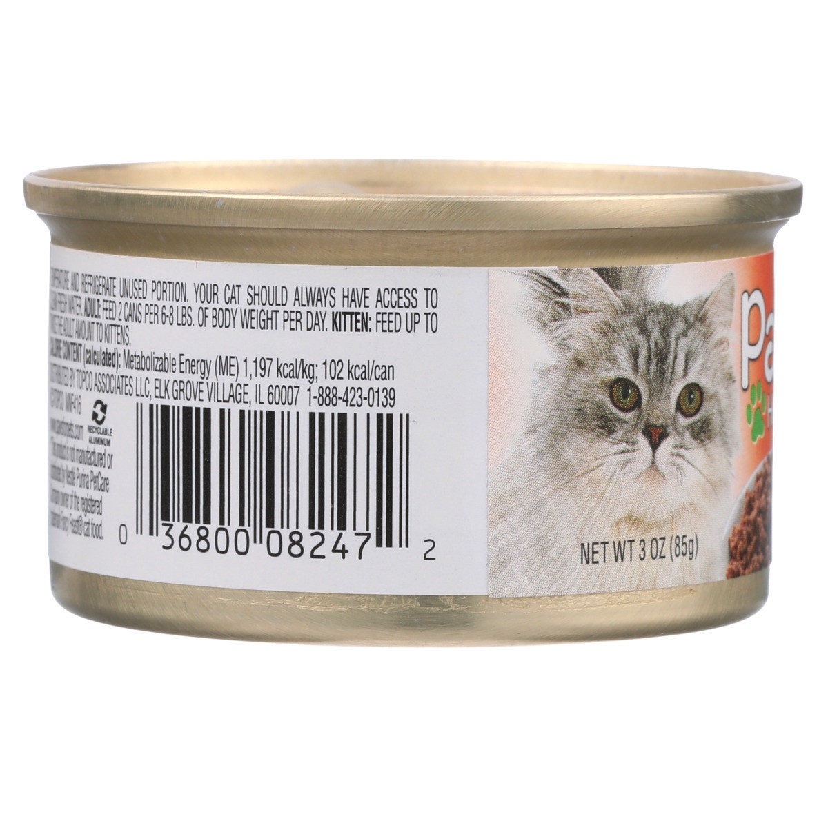 slide 5 of 9, Paws Happy Life Salmon Dinner Classic Cat Food, 3 oz