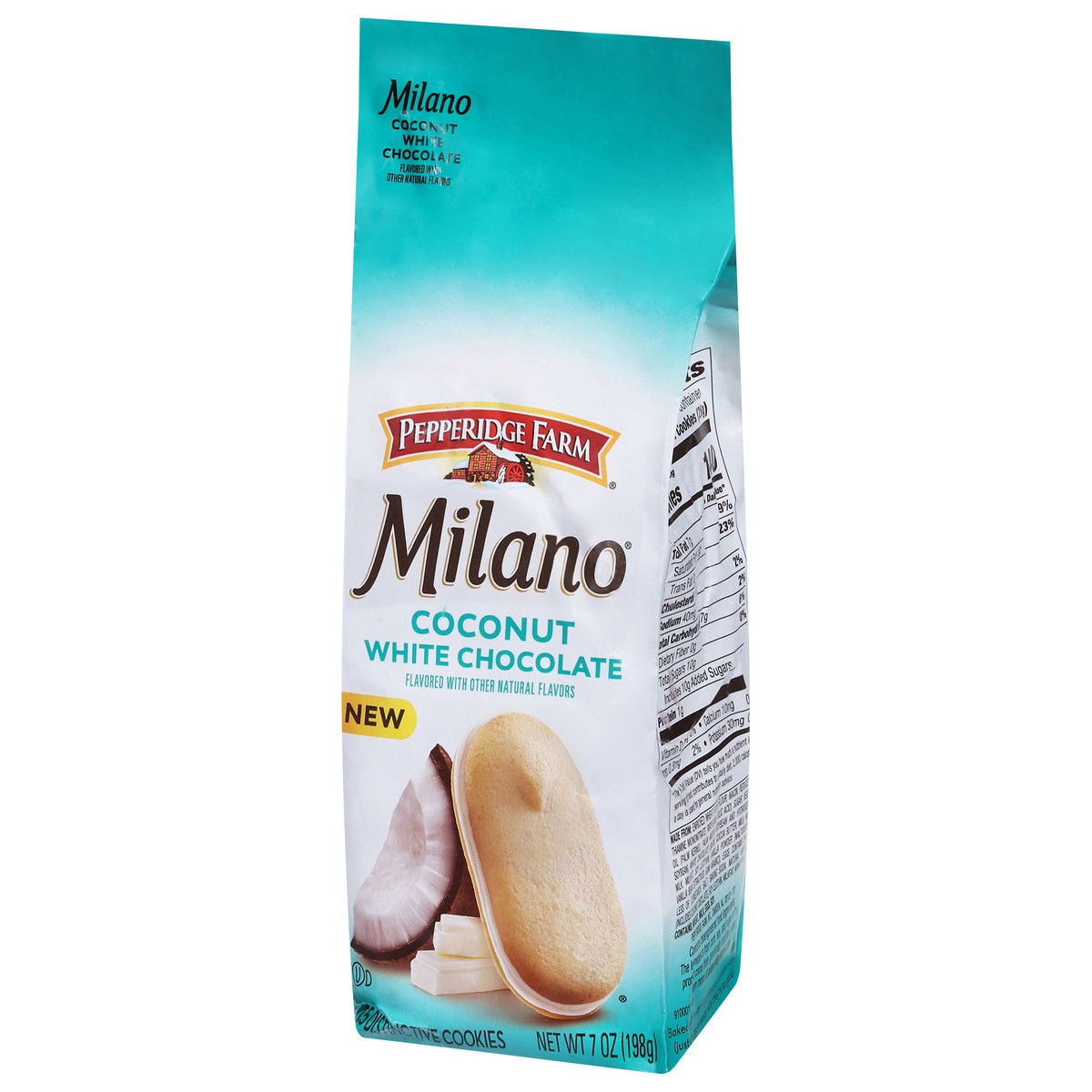 slide 2 of 15, Pepperidge Farm White Chocolate Coconut Flavored Cookies, 7.000 oz