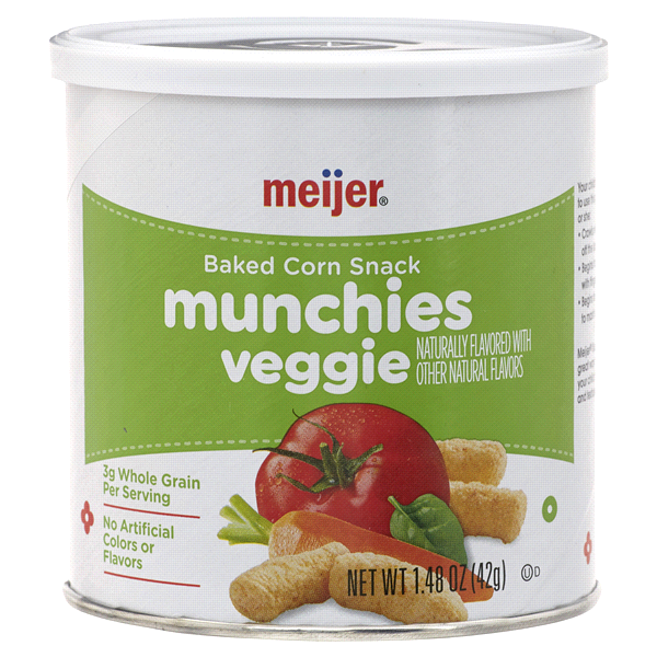 slide 1 of 1, Meijer Baby Lil Munchers Veggie, 1.48 oz