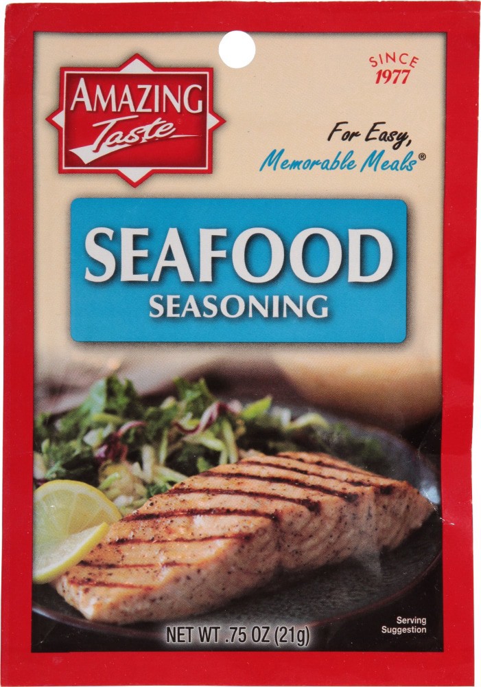 slide 1 of 2, Amazing Taste Seasoning, Seafood, 0.75 oz