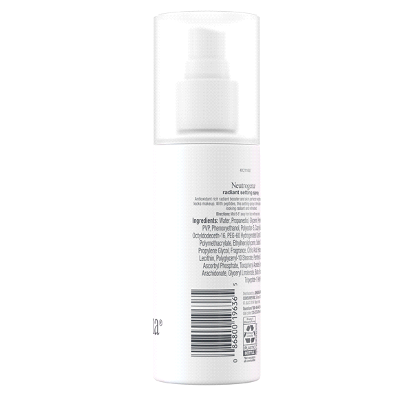 slide 5 of 21, Neutrogena Radiant Makeup Setting Spray with Peptides - 3.4 fl oz, 3.4 fl oz