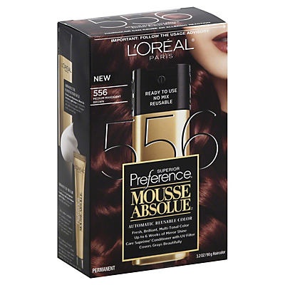 slide 1 of 1, L'Oréal Paris Superior Preference Mousse Absolue Hair Color - 556 Medium Mahogany Brown, 1 ct