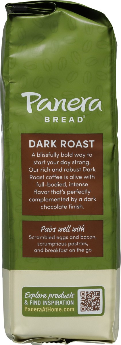 slide 6 of 12, Panera Bread Panera Dark Roast, Ground Coffee, 100% Arabica Coffee, Bagged - 12 oz, 12 oz