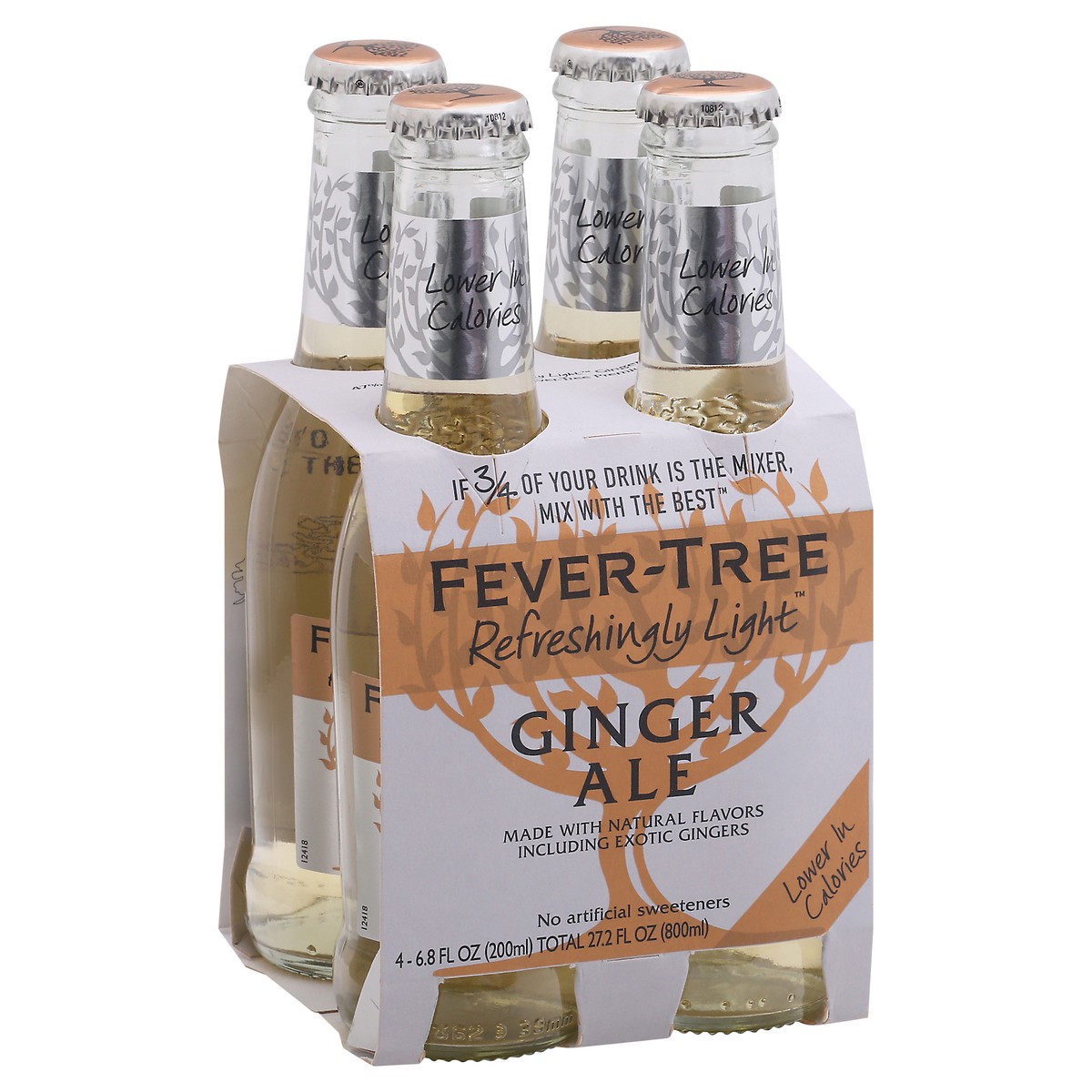 slide 3 of 9, Fever-Tree Water Ginger Ale - 4 ct; 6.8 oz, 4 ct; 6.8 oz