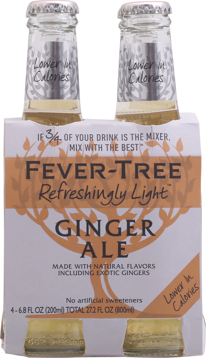 slide 5 of 9, Fever-Tree Water Ginger Ale - 4 ct; 6.8 oz, 4 ct; 6.8 oz