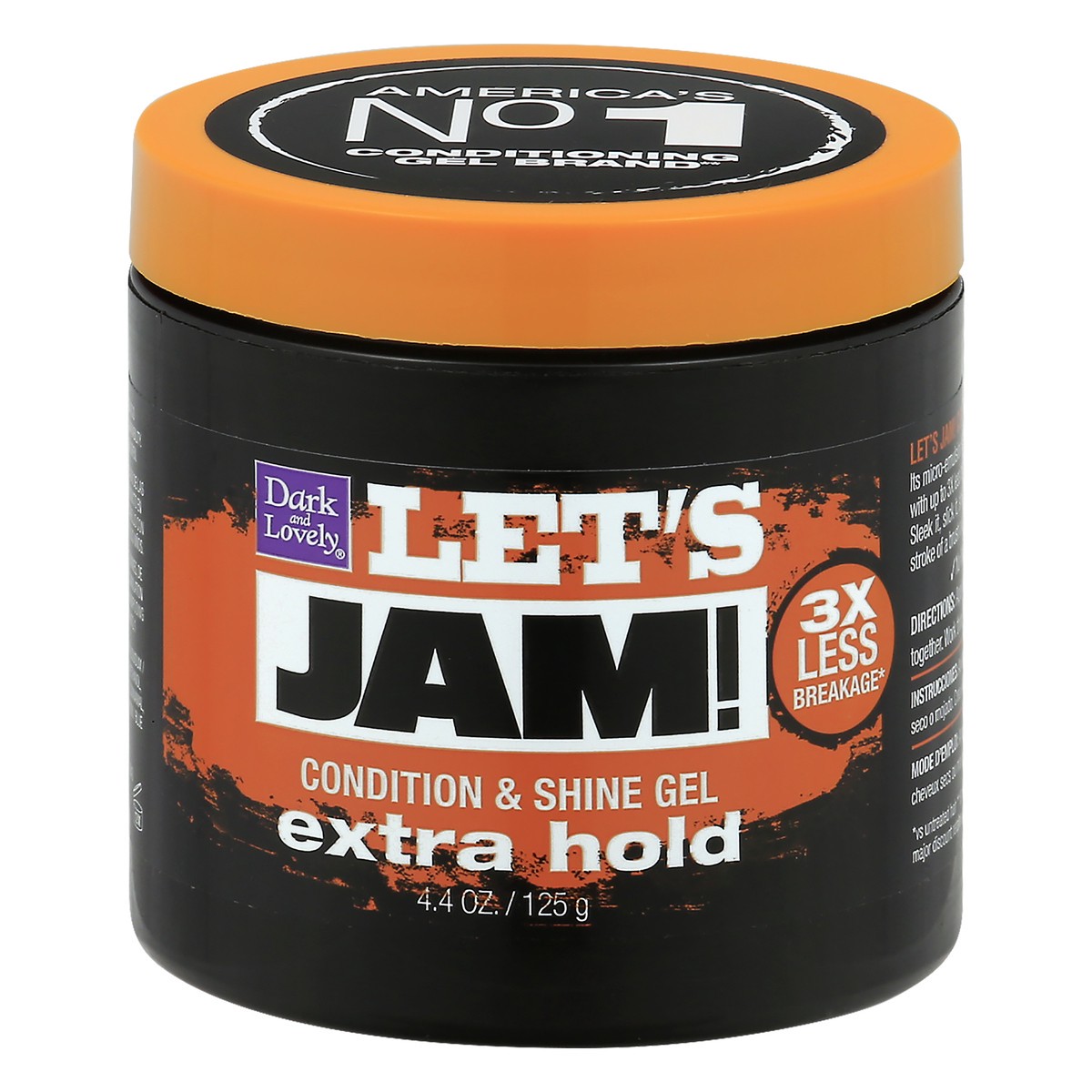 slide 1 of 9, Dark and Lovely Let's Jam! Extra-Hold Gel, 4.4 oz