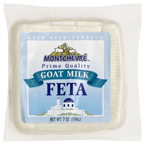 slide 1 of 1, Montchevre Feta Goat Milk Cheese, 7 oz
