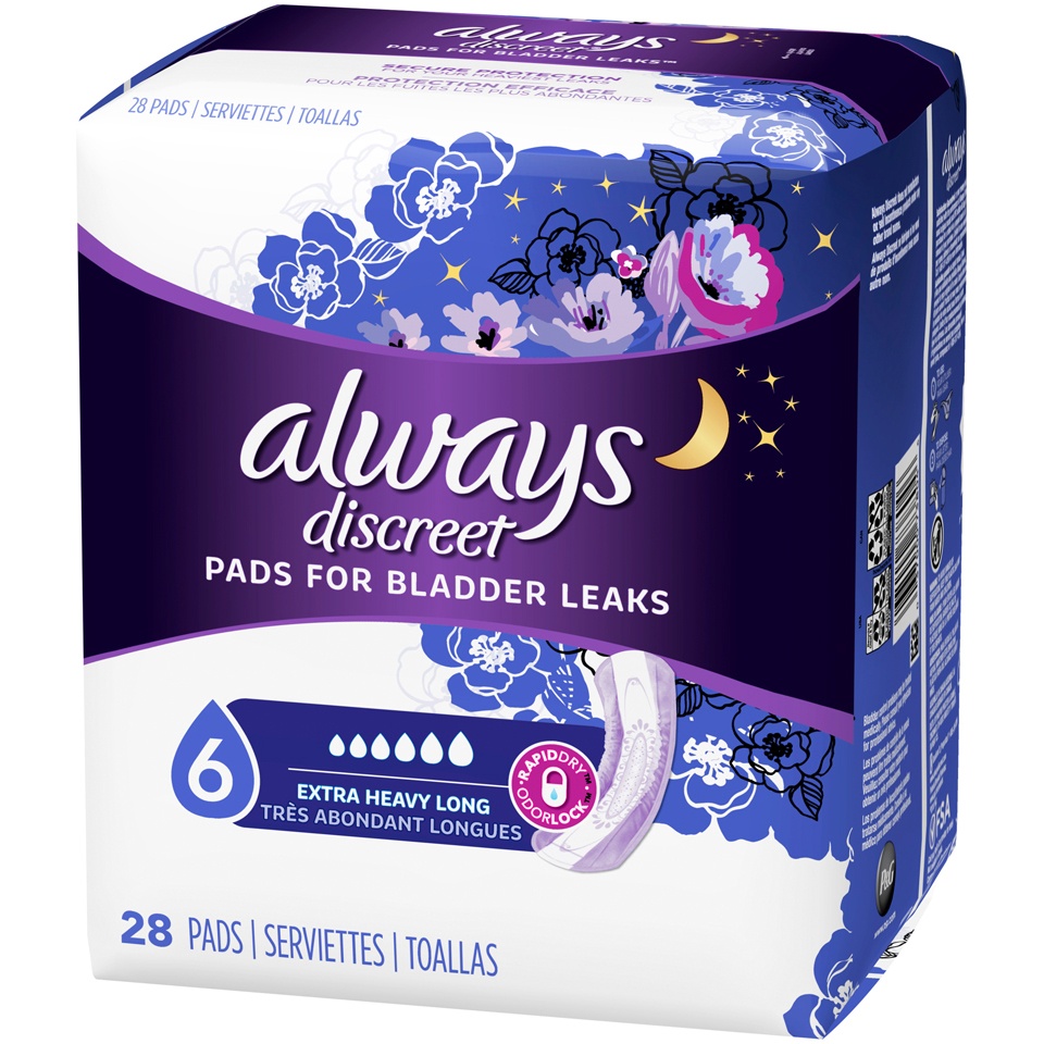 Always Discreet Boutique Extra Heavy Long Pad 