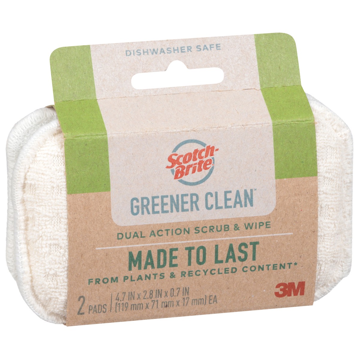 slide 4 of 11, Scotch-Brite Greener Clean Pads 2 ea, 2 ct