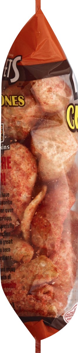 slide 3 of 5, BAKEN-ETS Chicharrones Hot Sauce Fried Pork Skins, 2.5 oz