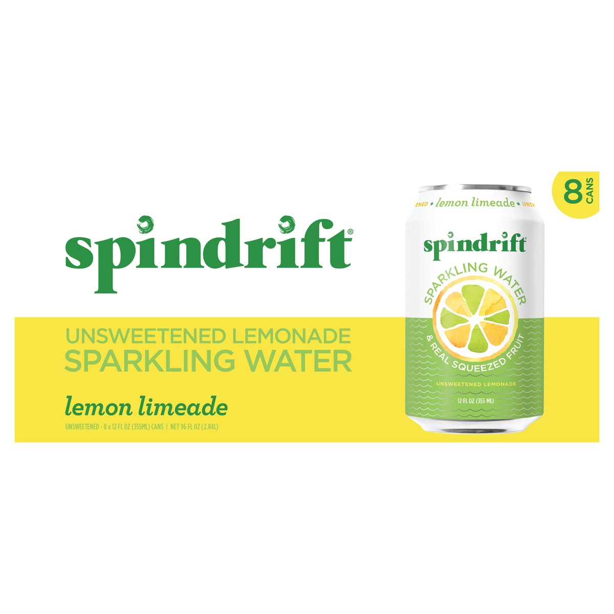 slide 1 of 1, Spindrift Lemon Limeade Sparkling Water Single - 12 oz, 12 oz