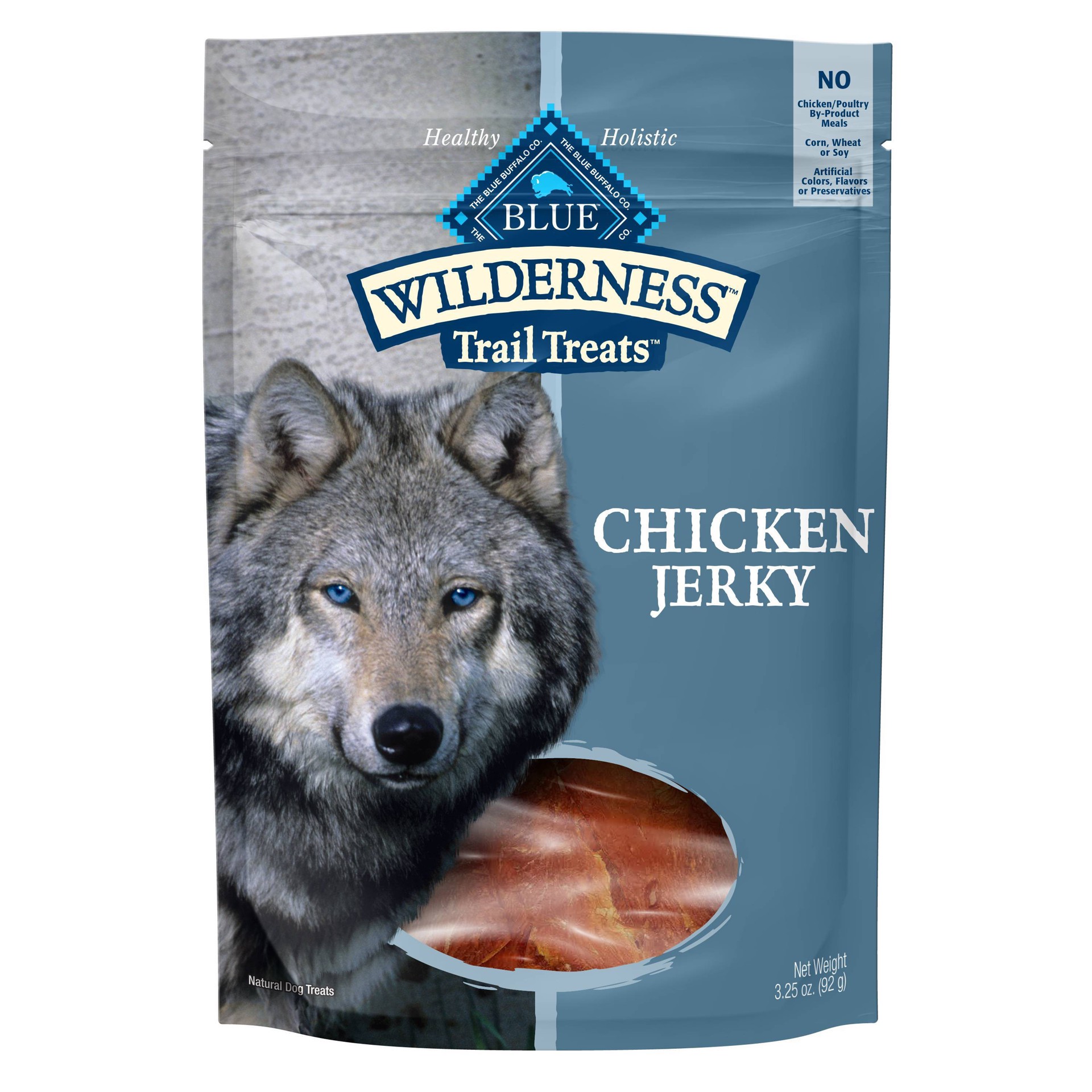 slide 1 of 1, Blue Buffalo Blue Wilderness Dog Trail Treats Chicken Jerky, 3.25 oz
