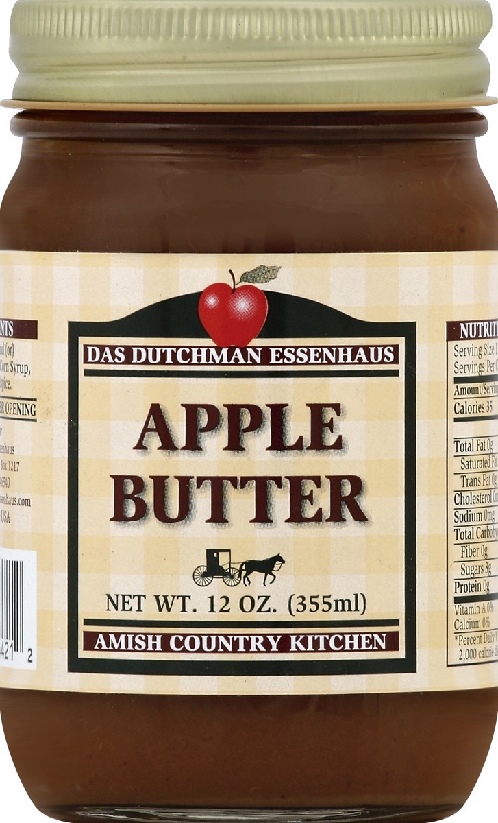 slide 2 of 2, Das Dutchman Essenhaus Essenhaus Apple Butter, 12 oz