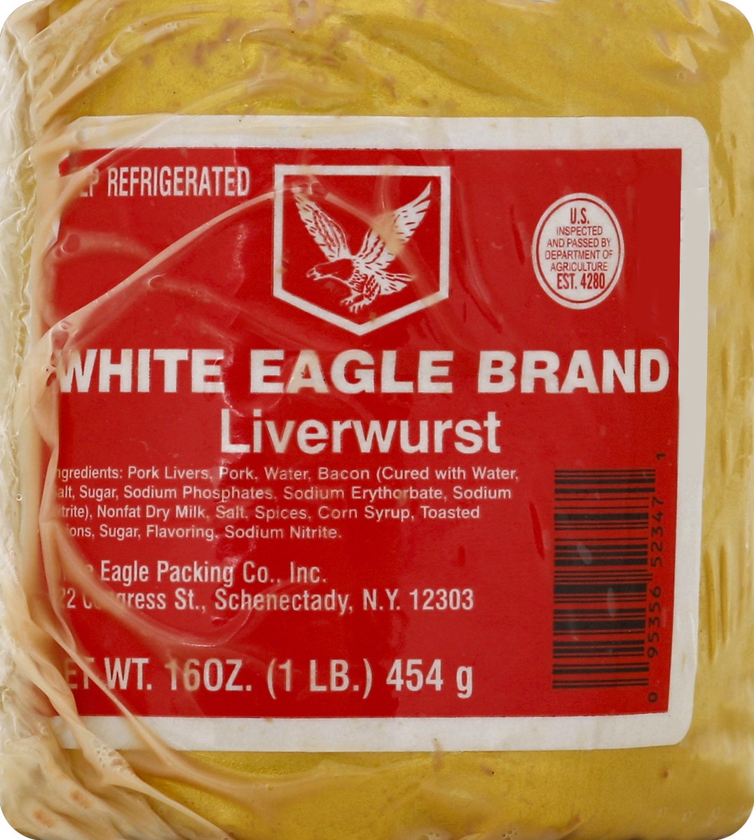 slide 1 of 6, White Eagle Liverwurst 16 oz, 16 oz