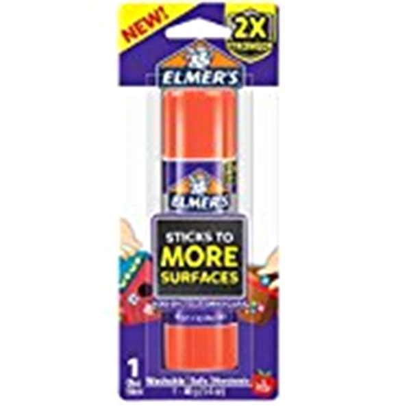 slide 1 of 1, Elmer’s Extra Strength School Glue Sticks, 1 ct