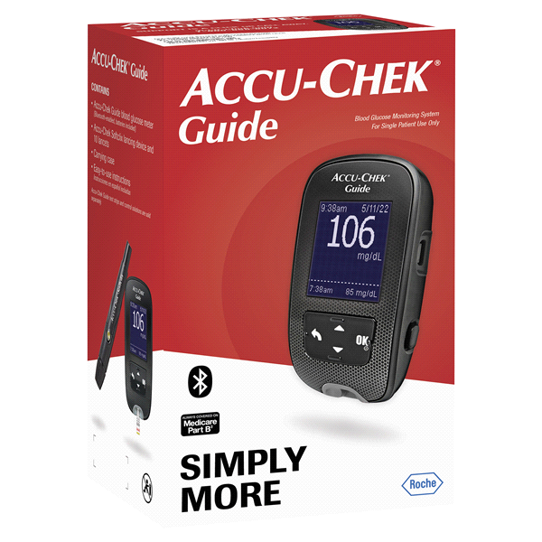 slide 4 of 9, Accu-Chek Guide Blood Glucose Monitoring Kit, 1 ct