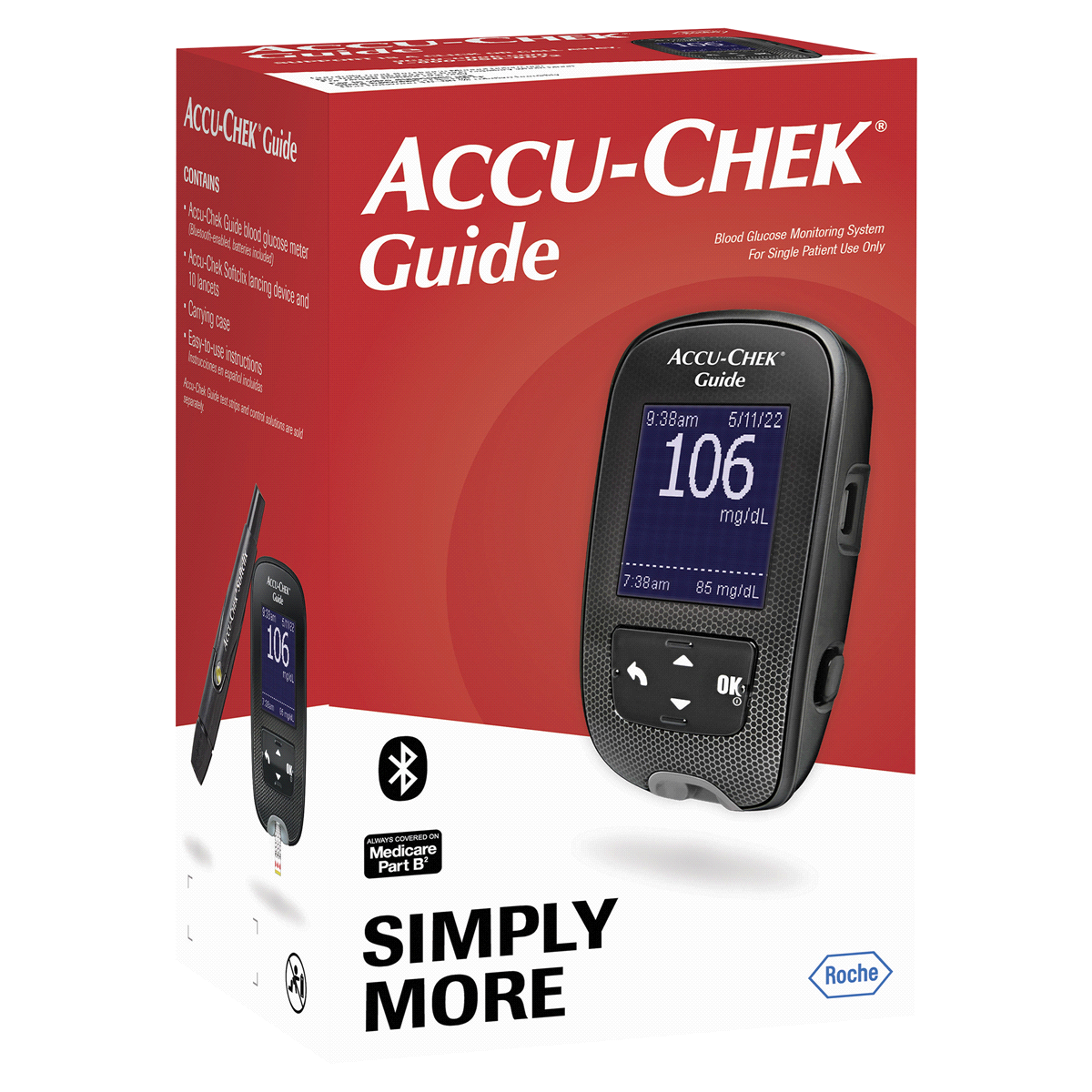 slide 5 of 9, Accu-Chek Guide Blood Glucose Monitoring Kit, 1 ct