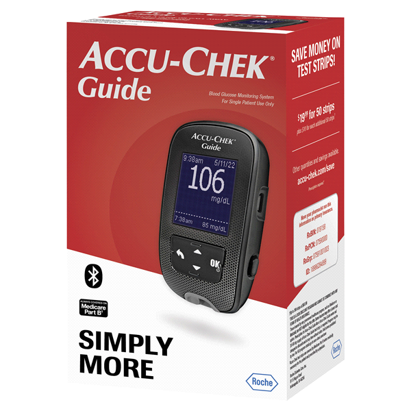 slide 8 of 9, Accu-Chek Guide Blood Glucose Monitoring Kit, 1 ct