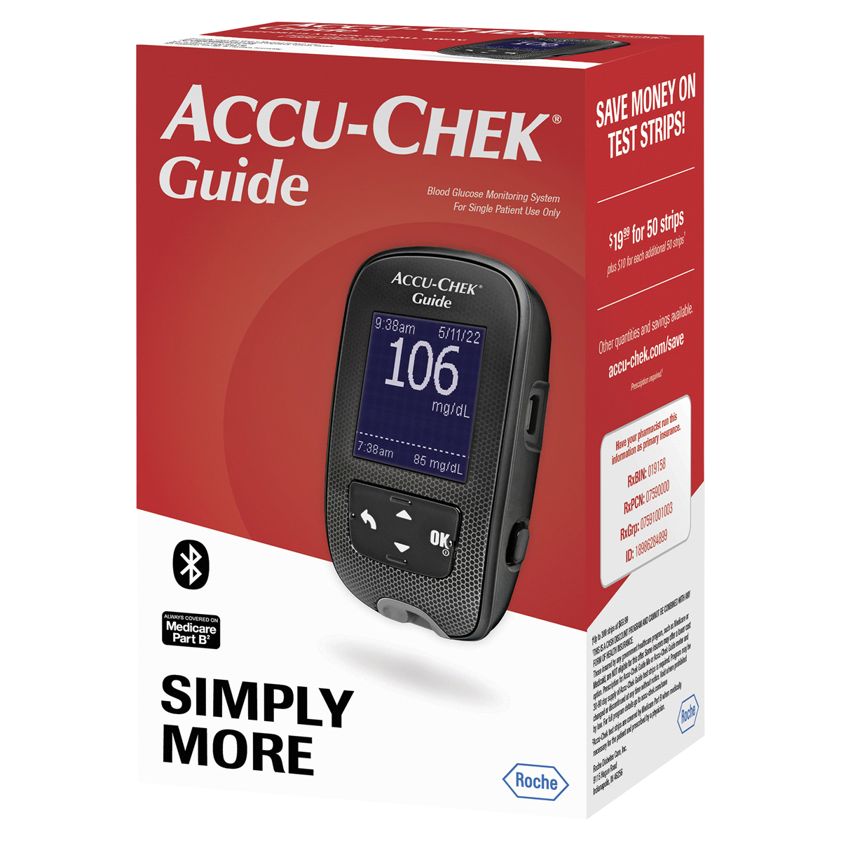 slide 9 of 9, Accu-Chek Guide Blood Glucose Monitoring Kit, 1 ct