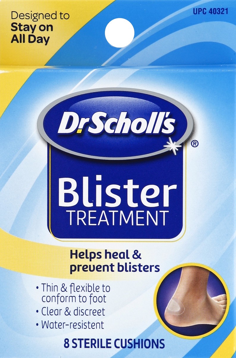 slide 1 of 5, Dr. Scholl's Blister Treatment 8 ea, 8 ct