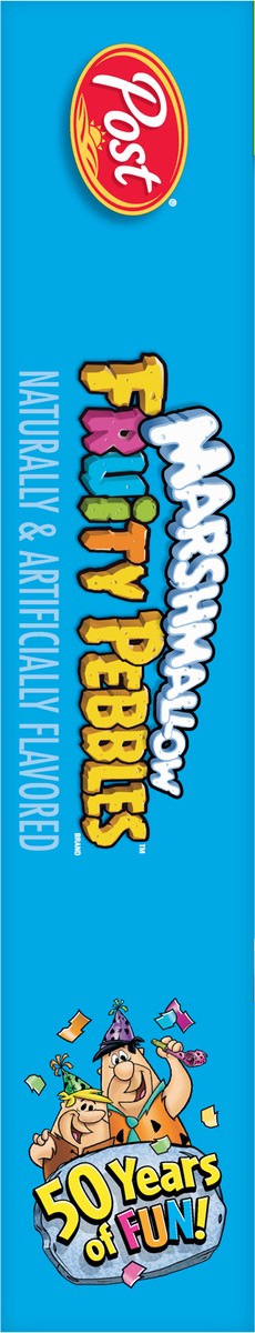 slide 7 of 9, Post Fruity PEBBLES Marshmallow Cereal, 18 OZ Box, 18 oz