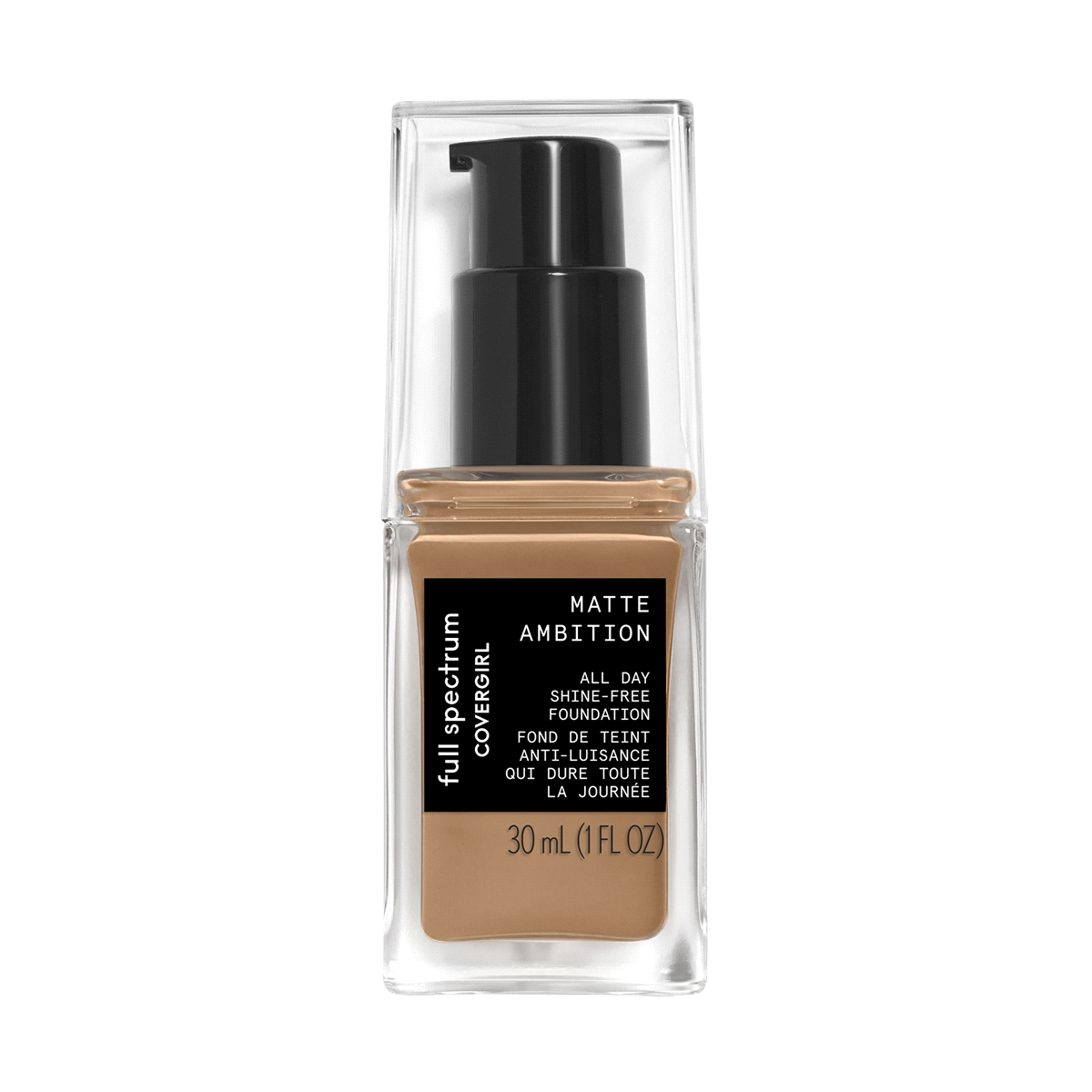 slide 1 of 1, Covergirl Full Spectrum Matte Ambition All Day Foundation Medium Golden, 1 oz