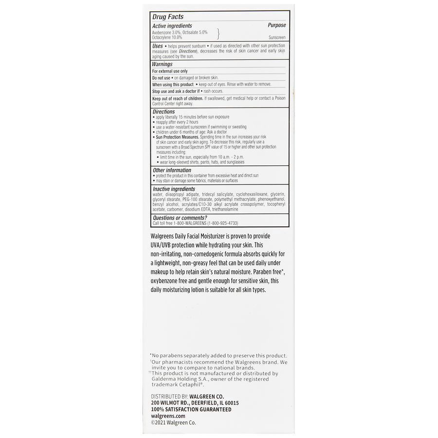 slide 5 of 5, Walgreens Daily Facial Moisturizer SPF 30 Fragrance Free, 4 oz